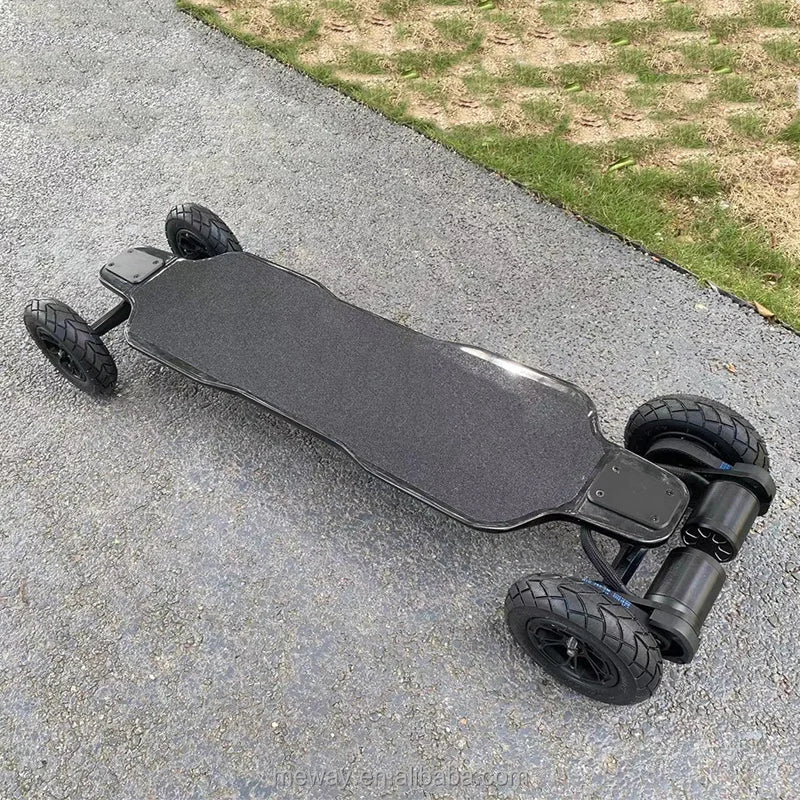 Best Budget 9000W Crownwheel Dual 6384 Motor 54.6V 20Ah 65km/h E Snowboard Surfboard Longboard Carbon Fiber Electric Skateboard