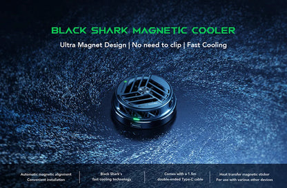 Black Shark Fan Cooler Semiconductor Magnetic Thermoelectric Radiator TEC FunCooler 2 Pro 3 Pro 4 Pro 5 Pro