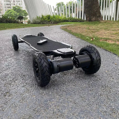 Best Budget 9000W Crownwheel Dual 6384 Motor 54.6V 20Ah 65km/h E Snowboard Surfboard Longboard Carbon Fiber Electric Skateboard
