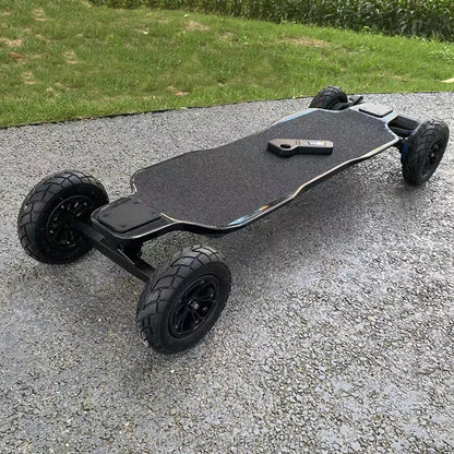 Best Budget 9000W Crownwheel Dual 6384 Motor 54.6V 20Ah 65km/h E Snowboard Surfboard Longboard Carbon Fiber Electric Skateboard