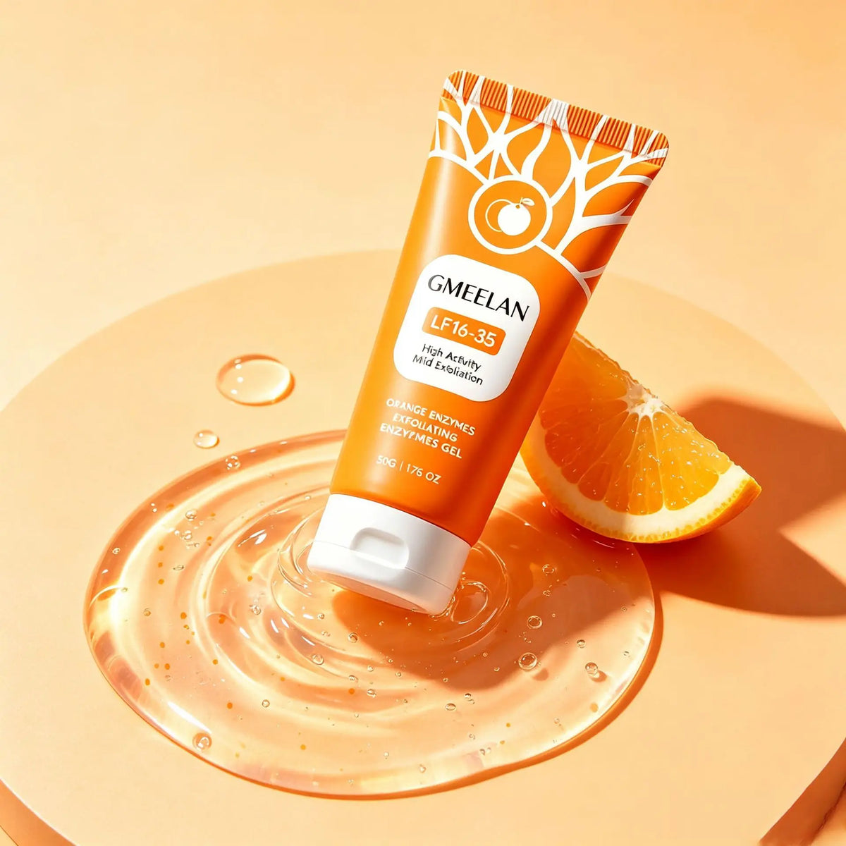 Orangel™ One Minute Orange Gentle Exfoliating gel.