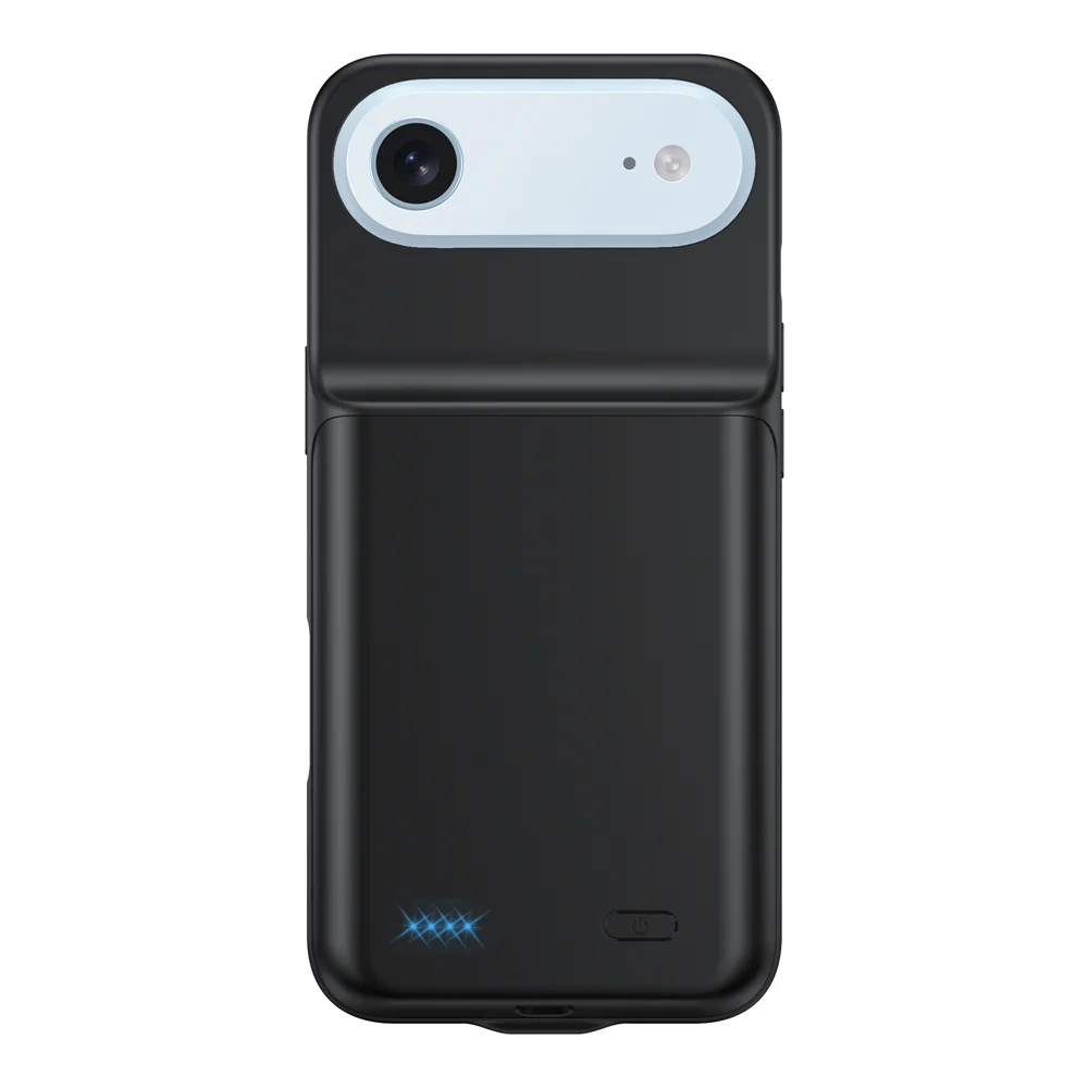 10000mAh Powerbank Cover For iPhone 17 16 Pro Max 17Air 16 Plus 16e External Battery Cases Portable Charger Power Bank Case
