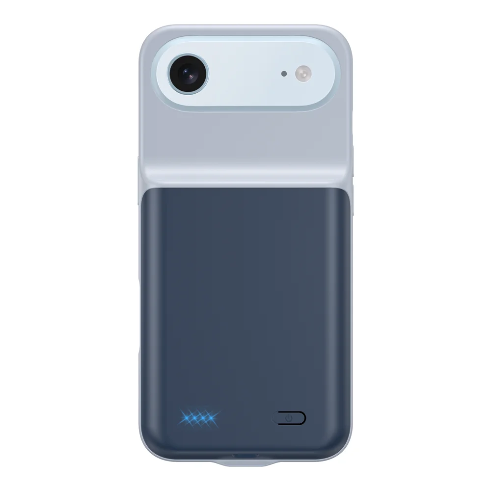 10000mAh Powerbank Cover For iPhone 17 16 Pro Max 17Air 16 Plus 16e External Battery Cases Portable Charger Power Bank Case