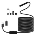 Industrial Endoscope for iOS Android, HD 960P Borescope Camera with Light, IP67 Waterproof for Car , Sewer, Pipeline Inspection