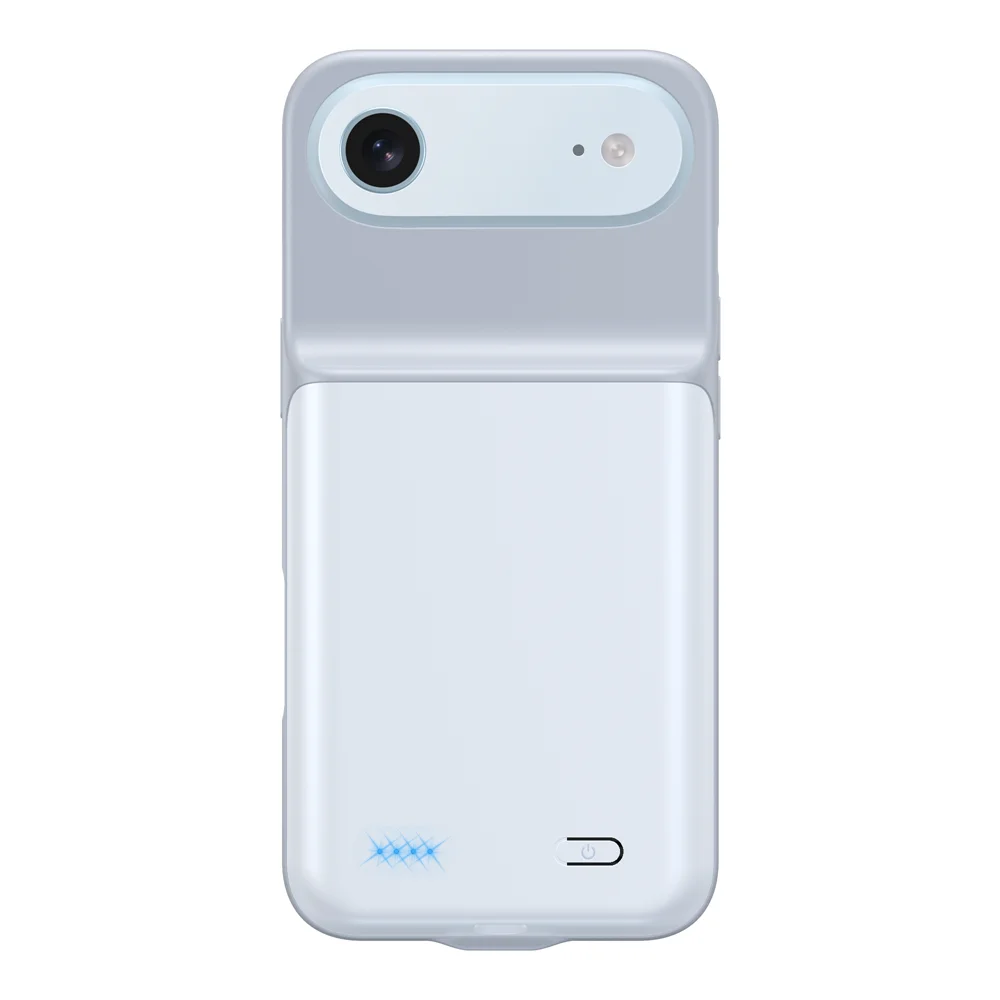 10000mAh Powerbank Cover For iPhone 17 16 Pro Max 17Air 16 Plus 16e External Battery Cases Portable Charger Power Bank Case
