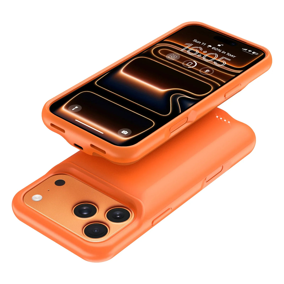 10000mah Wireless Battery Charger Case for IPhones. Magnetic Power Bank Battery Charger