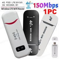 Texcom™ portable 4G LTE Pocket Wi-Fi 150 mbps speed plug and play USB modem
