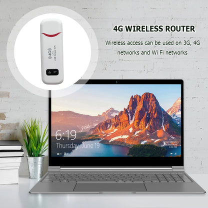 Texcom™ portable 4G LTE Pocket Wi-Fi 150 mbps speed plug and play USB modem