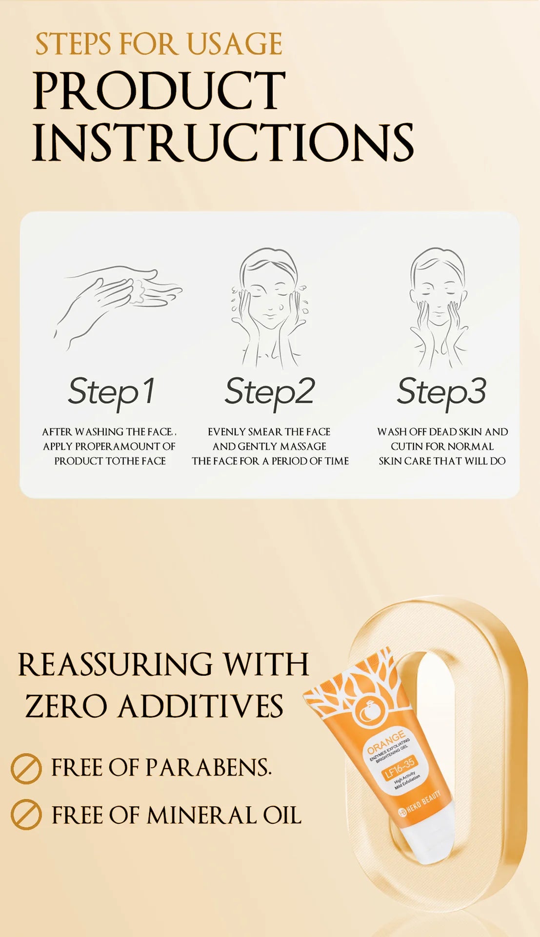Orange Exfoliating Gel