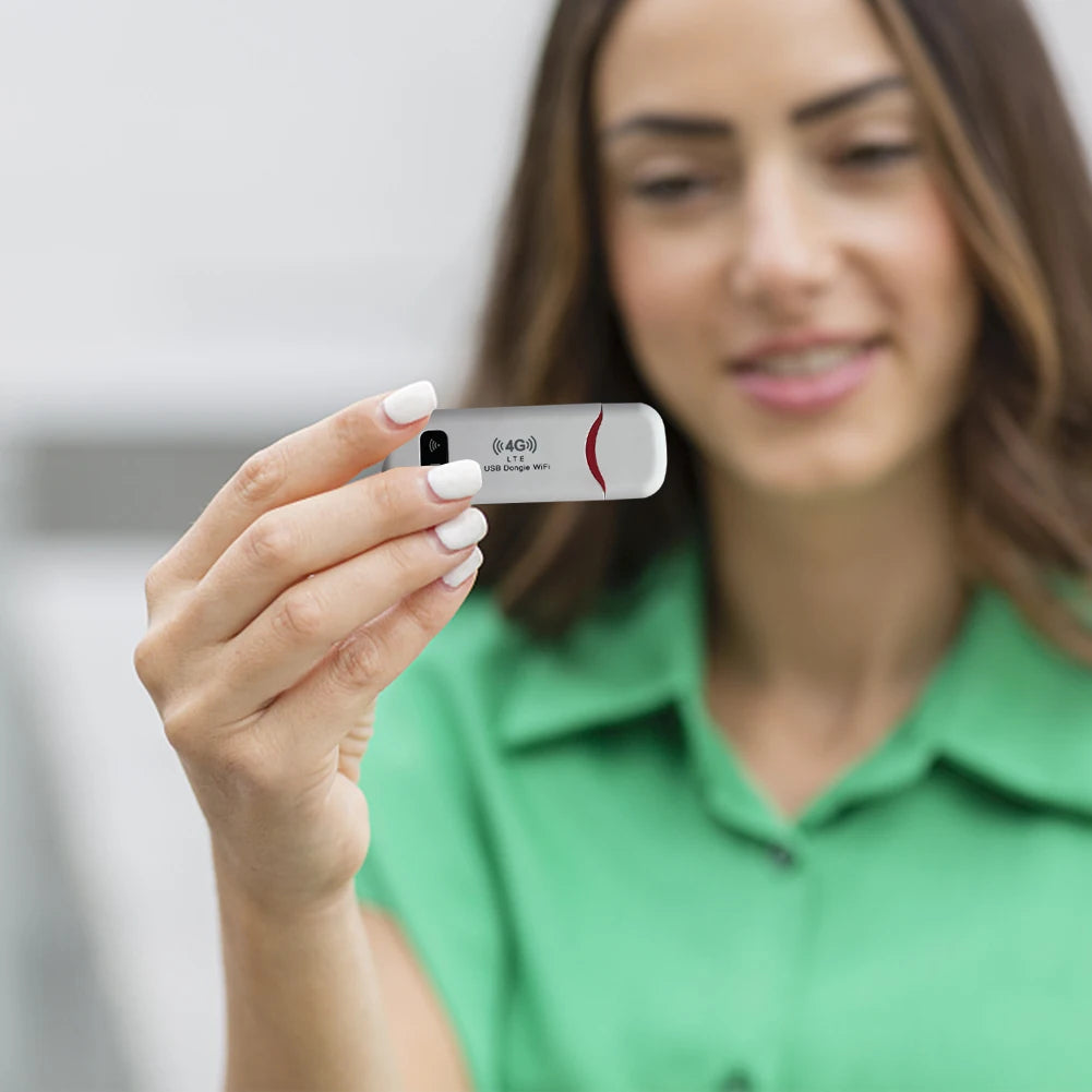 Texcom™ portable 4G LTE Pocket Wi-Fi 150 mbps speed plug and play USB modem