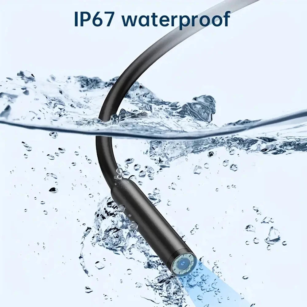 HD1920P Endoscope Inspection  Camera Type-C Mini Inspection Camera IP67  Car Sewer Pipeline Borescope for Android IOS iphone