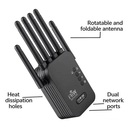 TEXCOM™ 2.4G/5G Dual band Wi-Fi Extender.