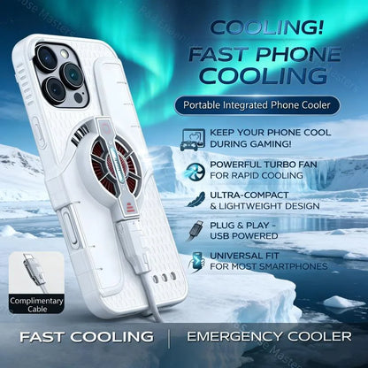 Universal iPhone Game Cooling case with USB Powered Fan, Live Stream Specific, Ultra-L