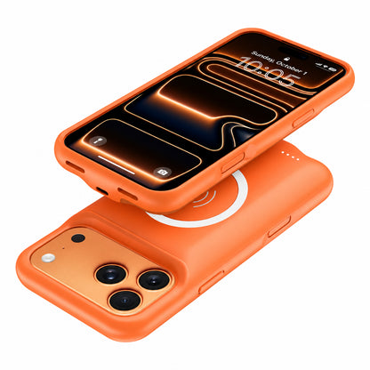 10000mah Wireless Battery Charger Case for IPhones. Magnetic Power Bank Battery Charger