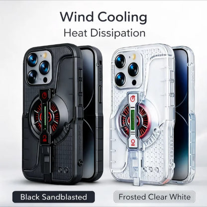 Suitable for iPhone 16, 15, 14, 13 Pro Max – Universal Game Cooling Case with USB Powered Fan, Live Streaming Specific, Ultra-L