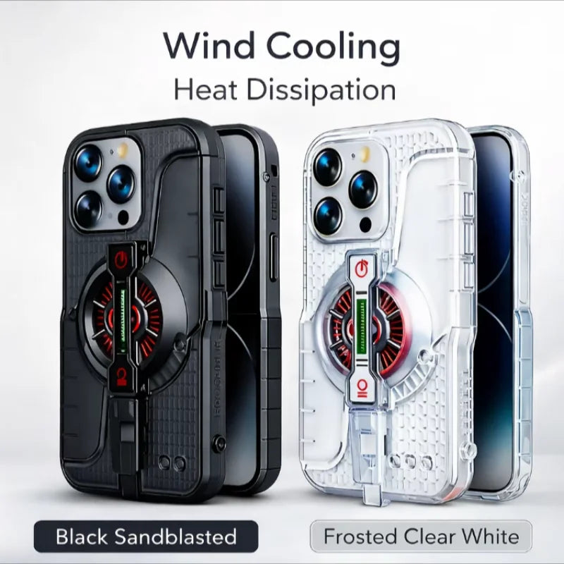 Universal iPhone Game Cooling case with USB Powered Fan, Live Stream Specific, Ultra-L