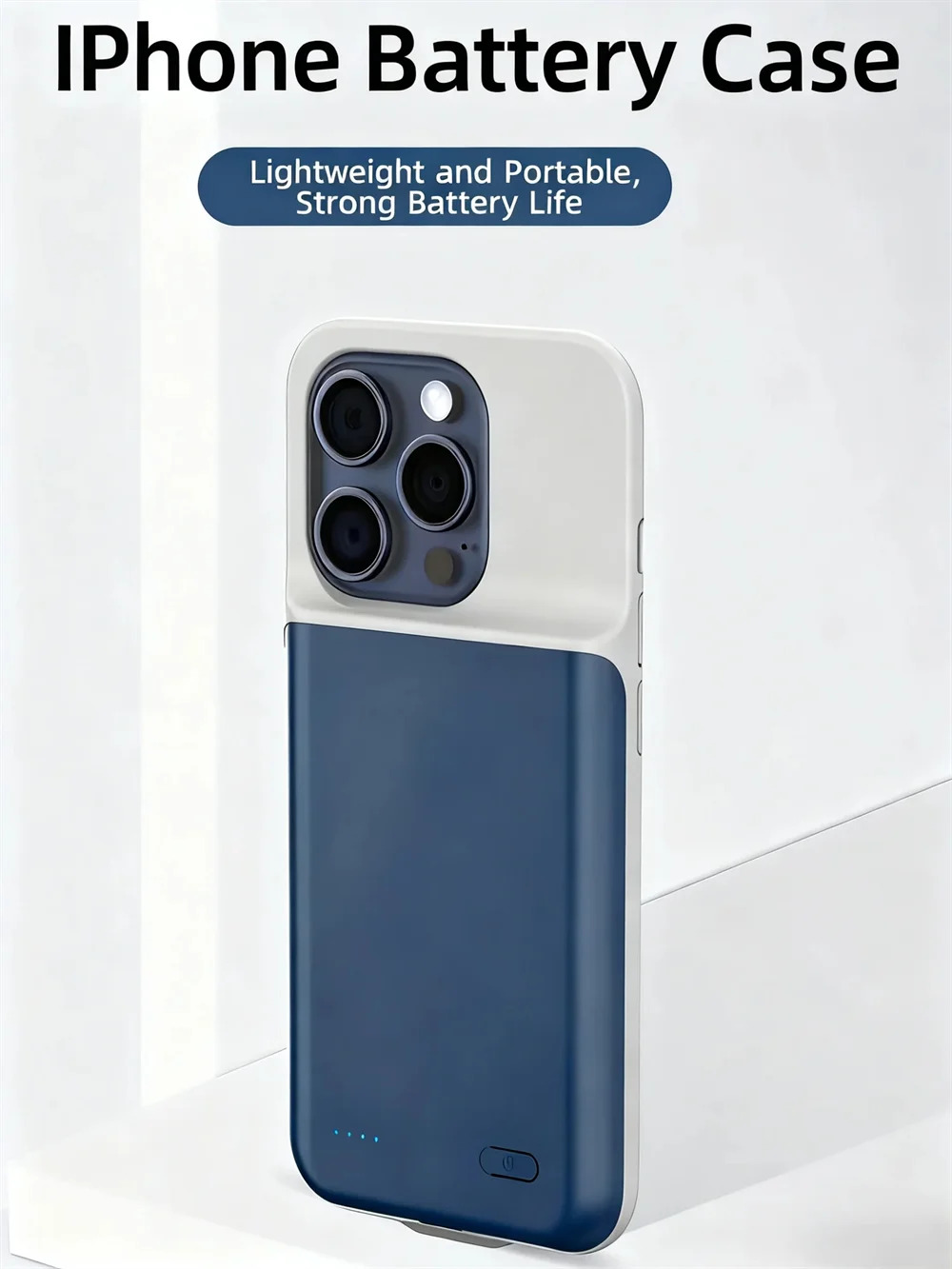 10000mAh Powerbank Cover For iPhone 17 16 Pro Max 17Air 16 Plus 16e External Battery Cases Portable Charger Power Bank Case
