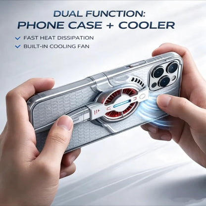 Universal iPhone Game Cooling case with USB Powered Fan, Live Stream Specific, Ultra-L