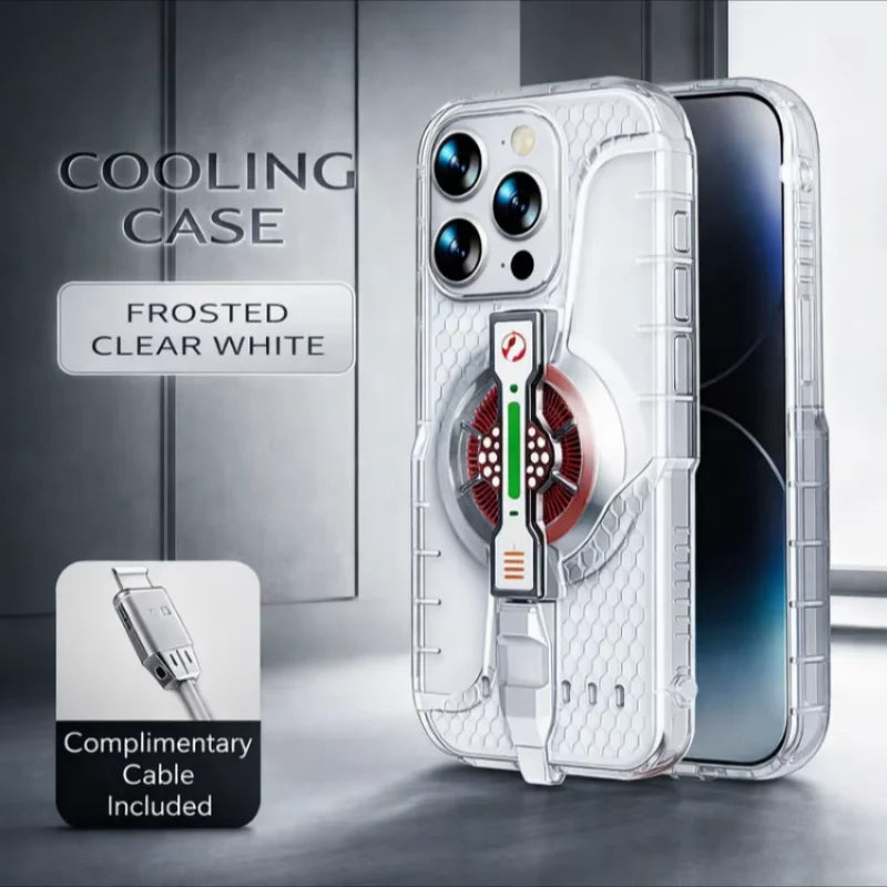 Universal iPhone Game Cooling case with USB Powered Fan, Live Stream Specific, Ultra-L