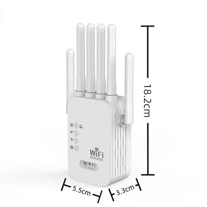 TEXCOM™ 2.4G/5G Dual band Wi-Fi Extender.