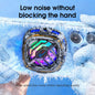 2-in-1 Magnetic Mobile Phone Cooler Back-Clip Game Live Cooler Semiconductor Cooling Fan for IOS Android Smart Phone Radiator
