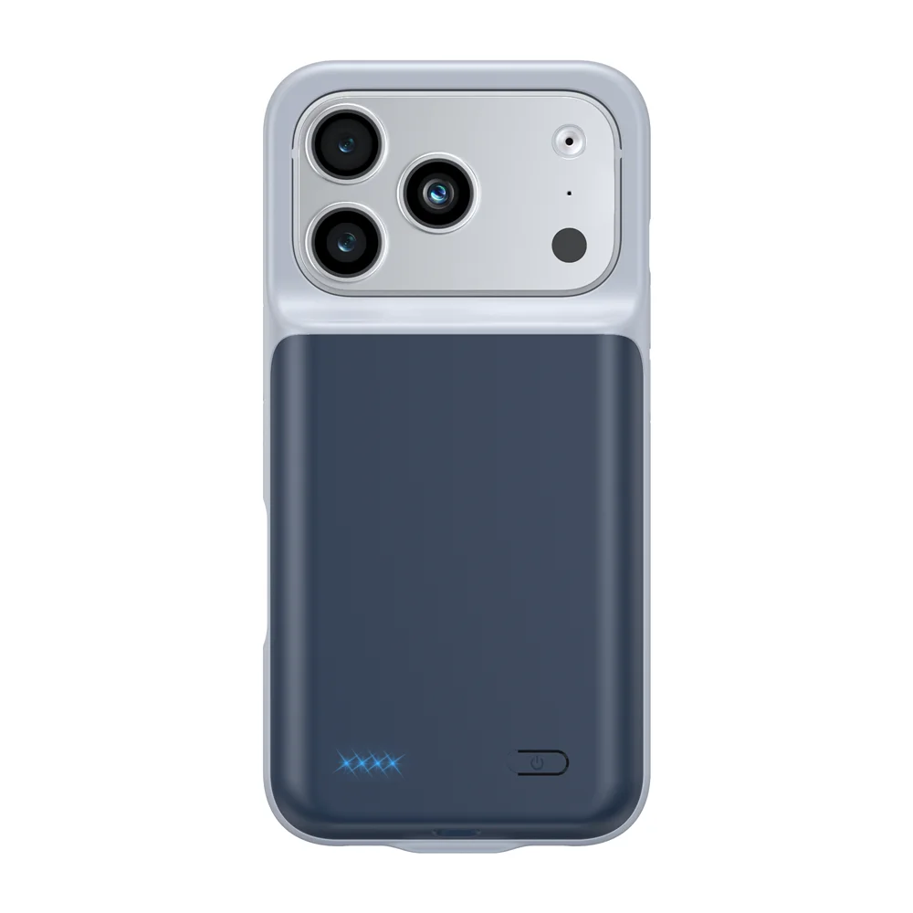 10000mAh Powerbank Cover For iPhone 17 16 Pro Max 17Air 16 Plus 16e External Battery Cases Portable Charger Power Bank Case