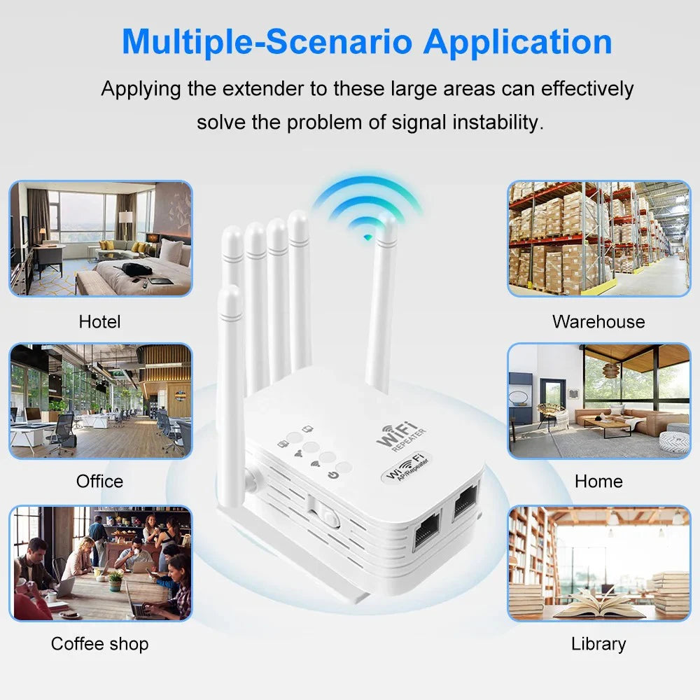 300/1200Mbps Texcom Wi-Fi Extender Pro™