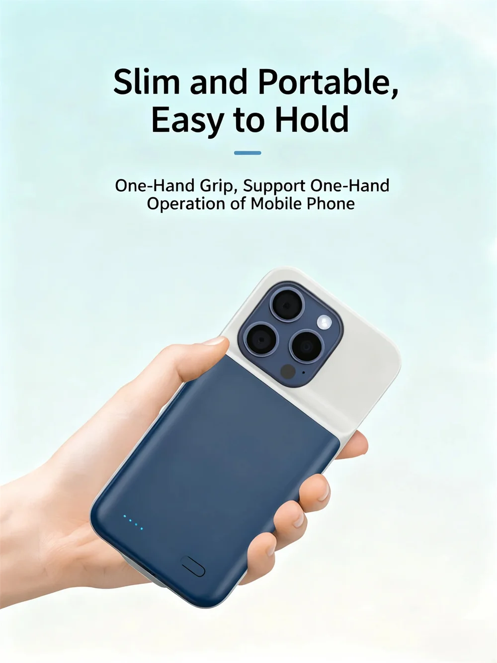 10000mAh Powerbank Cover For iPhone 17 16 Pro Max 17Air 16 Plus 16e External Battery Cases Portable Charger Power Bank Case