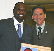 Harold Reynolds and Cañada President Buckley