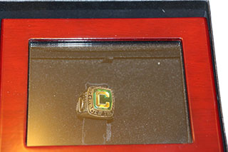 Athlete of the year HOF Ring